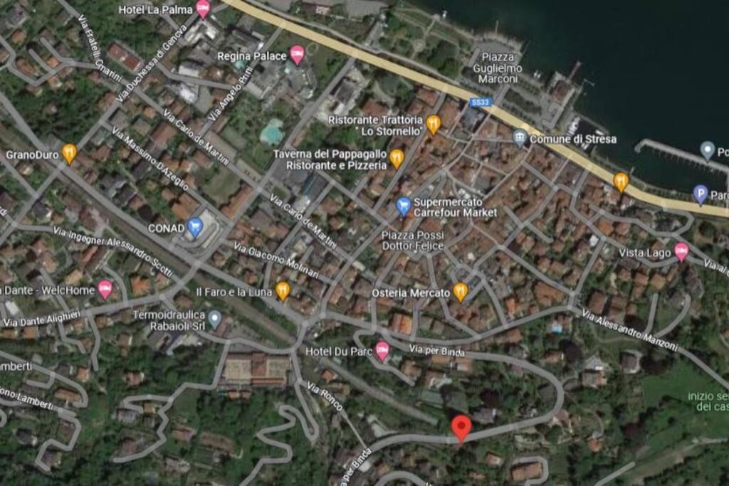 La Finestra Sul Lago - In Villa Con Vista E Posto Auto Coperto Stresa Extérieur photo